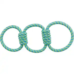 Hundespielzeug, 42 cm, Polyster, petrol/lime
