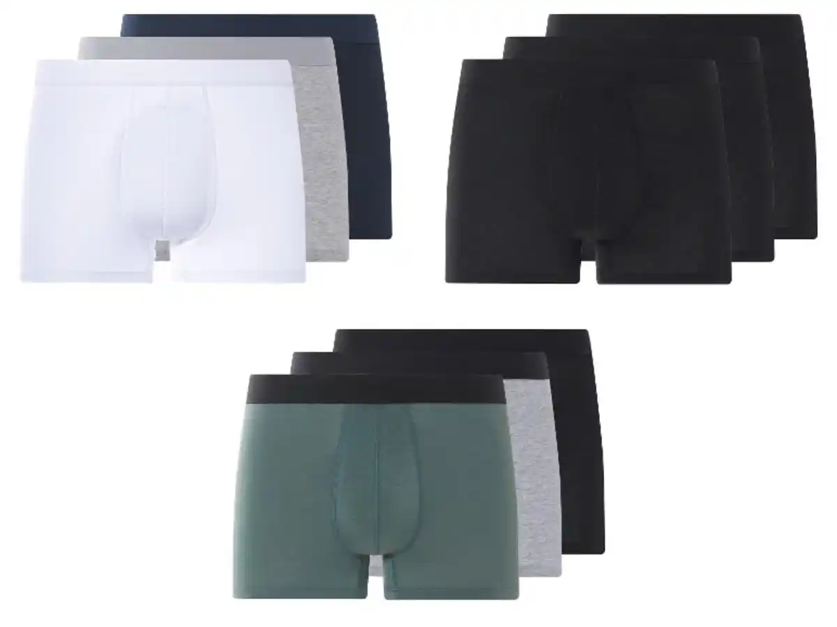 Bild 1 von LIVERGY® Herren Boxer, 3 Stück, mit hohem Baumwollanteil
