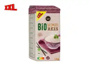 Golden Sun Bio Basmati Reis XXL,  1 kg
