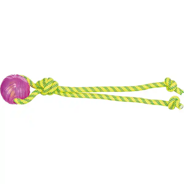 Bild 1 von Hundespielzeug, Ø6x40 cm, schwimmt/floatable, TPR/Polyester, gelb/grün/pink