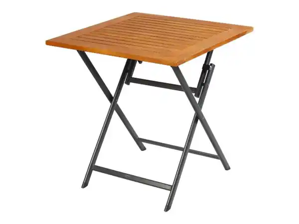 Bild 1 von LIVARNO home Alu-Klapptisch »Valenica«, mit pflegeleichter Holzplatte