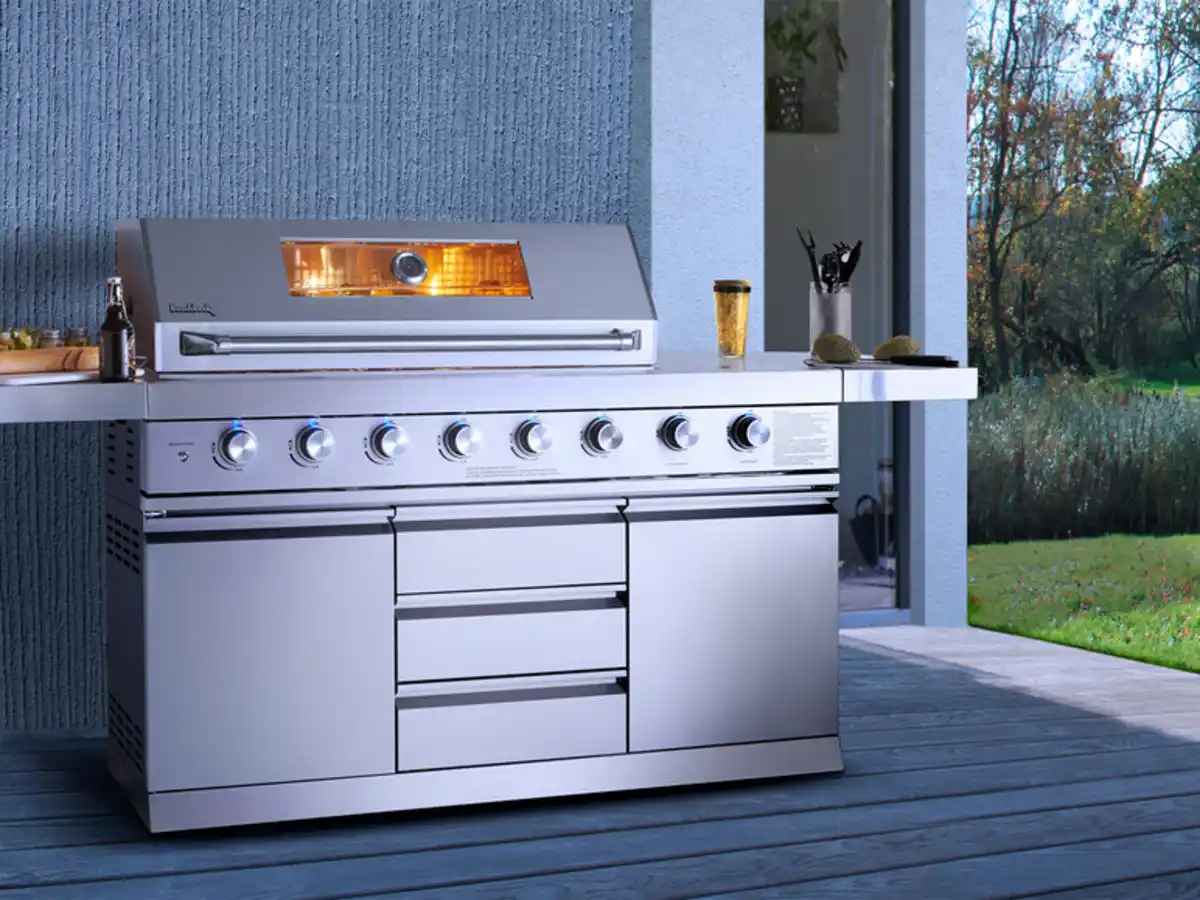 Bild 3 von buschbeck Outdoorküche »Bristol«, 6 + 2 Brenner, 31,2 kW
