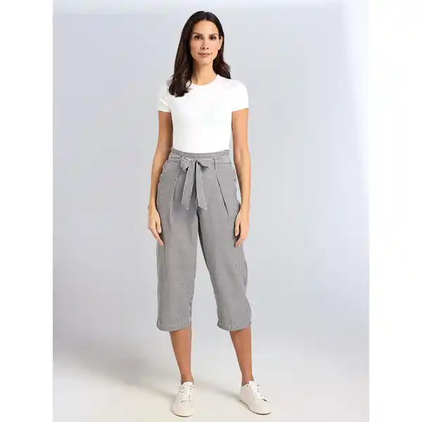 Bild 2 von Ellenor Seersucker-Wide-Leg-Hose