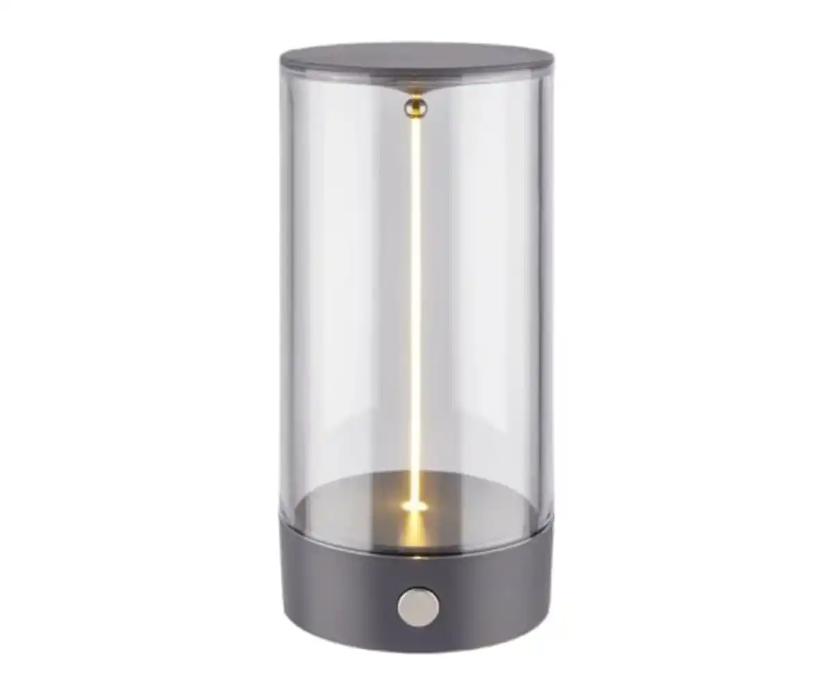 Bild 1 von Briloner LED Akku-Tischleuchte Wiggle anthrazit 15 cm warmweiß dimmbar