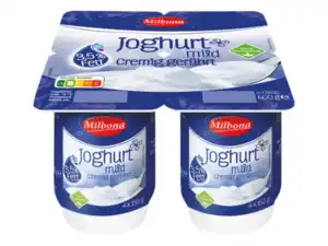 Milbona Naturjoghurt, mild