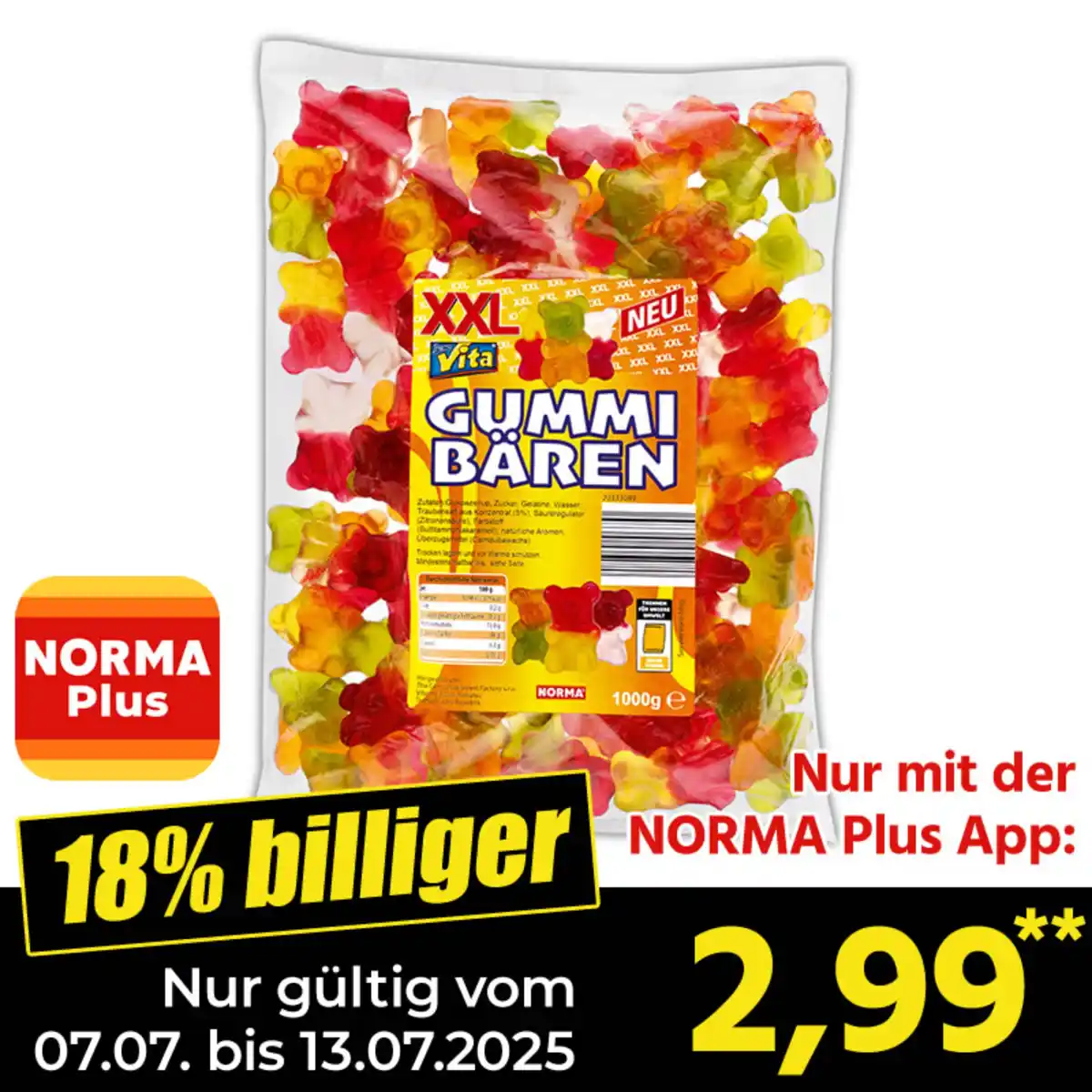 Bild 1 von Bona Vita Fruchtgummi XXL