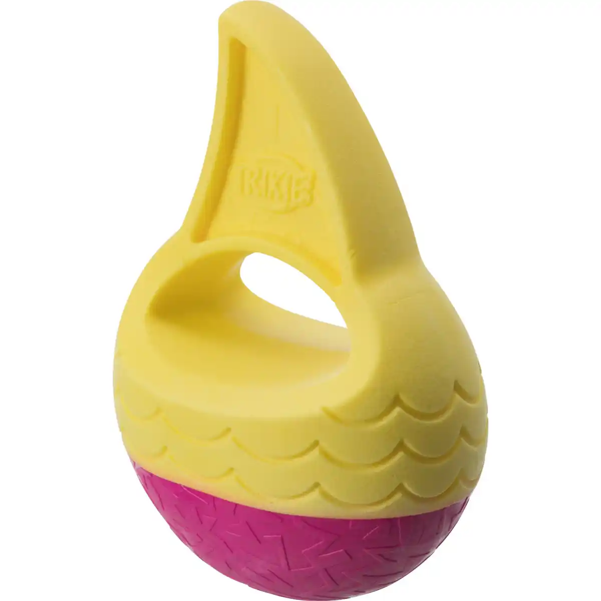 Bild 1 von Hundespielzeug, Ø18 cm, schwimmt/floatable, TPR, gelb/pink