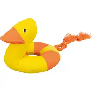 Hundespielzeug, 20 cm/36 cm, schwimmt/floatable, gelb/orange
