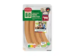 Metzgerfrisch Bio Traditions-Wiener Würstchen,  200 g