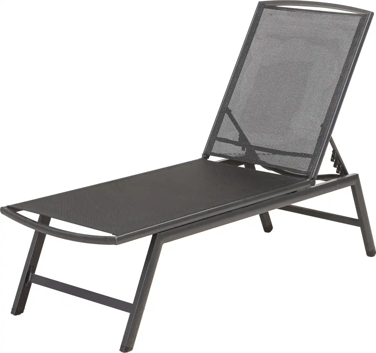 Bild 1 von TrendLine Alu Sonnenliege Comfort Textilen Bespannung, schwarz