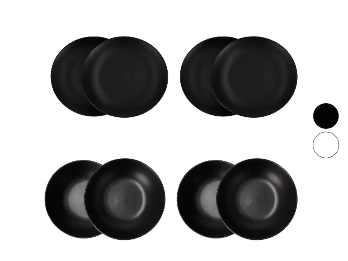 Bild 1 von SILVERCREST® Speise-/Suppenteller-Set, 4-teilig