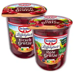 Dr. Oetker Löffelglück Rote Grütze / Kirsch Grütze