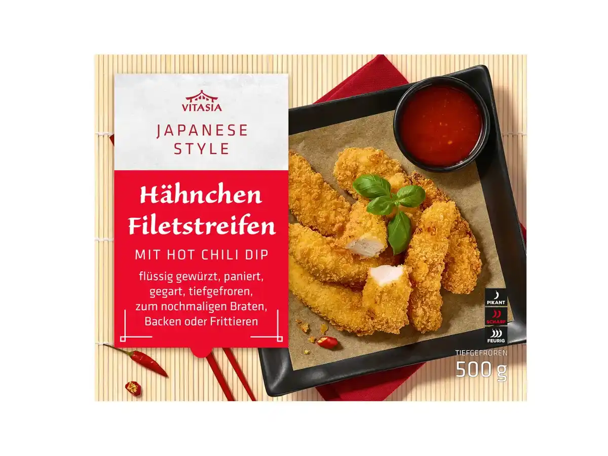 Bild 1 von Vitasia Hähnchen Filetstreifen,  500 g