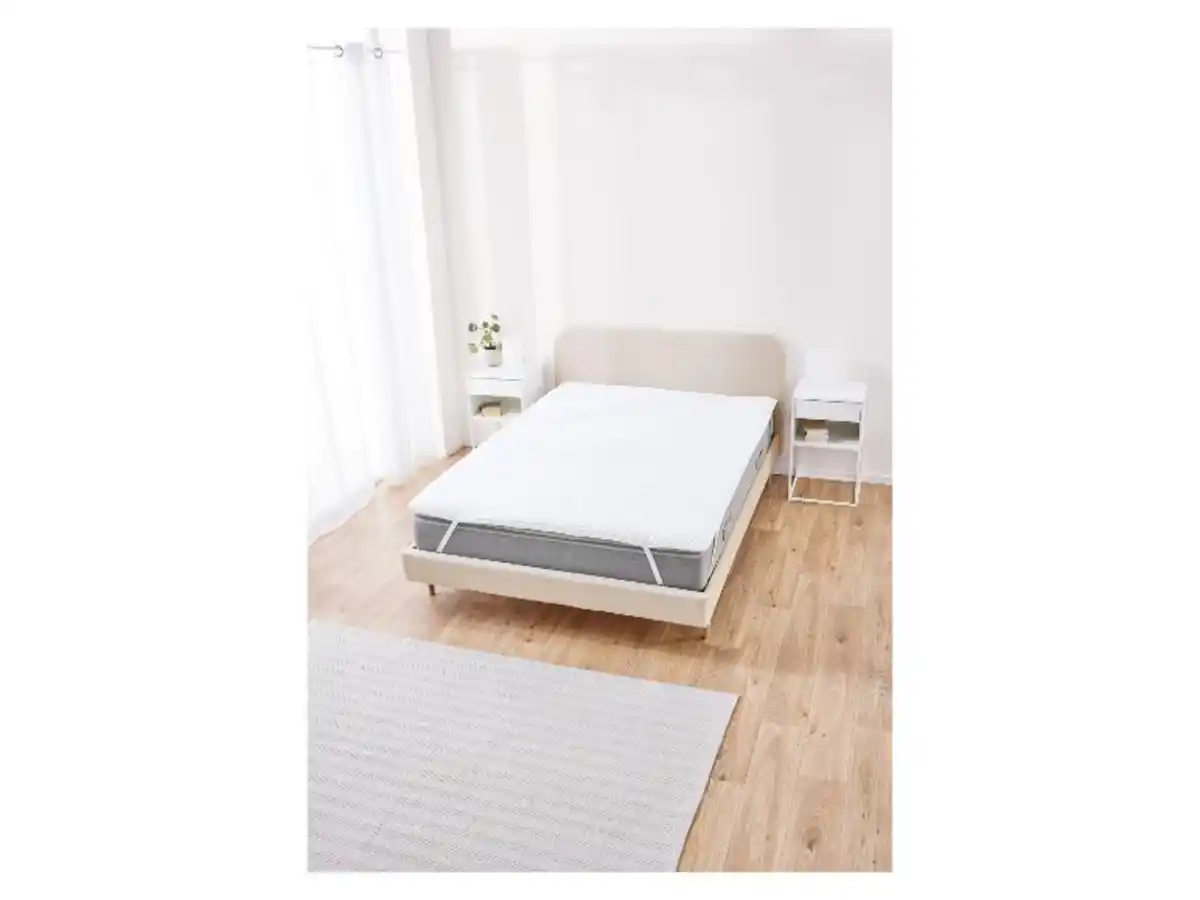 Bild 2 von LIVARNO home Matratzentopper, aus hochwertigem Jersey-Doppeltuch, 140 x 200 cm
