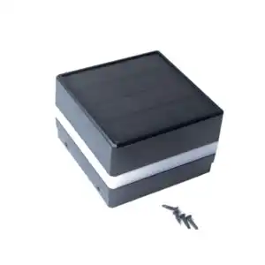 1 x Pfostenabdeckung mit Solar LED Beleuchtung, Rano