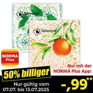 Tablestyle Servietten