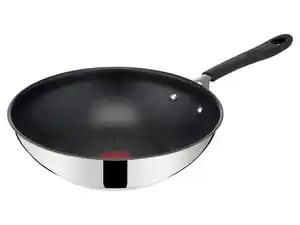 Jamie Oliver by Tefal Edelstahl-Wokpfanne, Ø 28 cm