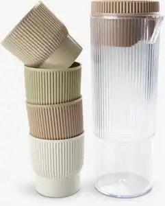 Kanne mit Tassen TJIM 1,1 Liter 4 Tassen