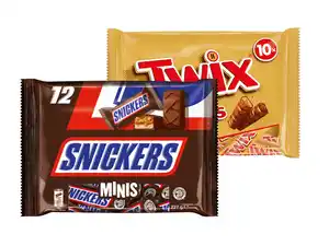 Mars/Snickers/Twix/Milky Way/Bounty Minis,  227 g