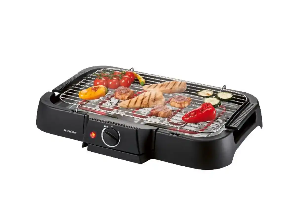 Bild 2 von SILVERCREST® KITCHEN TOOLS Elektro-Tisch-und-Stand-Grill, mit stufenloser Temperatureinstellung