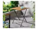 Bild 2 von LIVARNO home Alu-Klapptisch »Valenica«, mit pflegeleichter Holzplatte