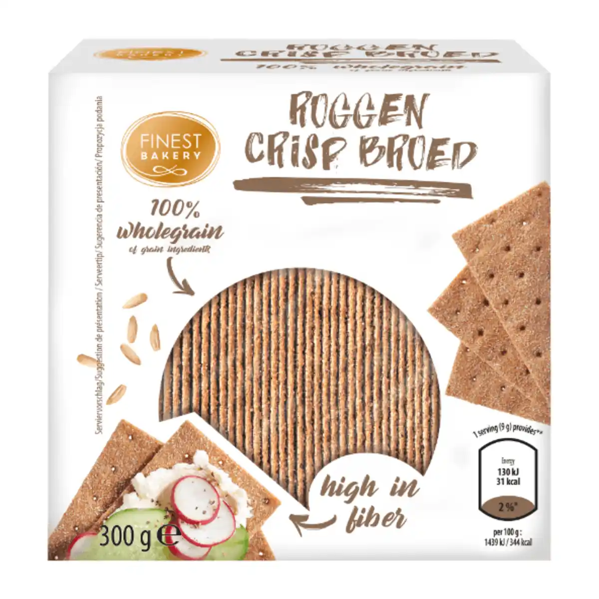 Bild 1 von FINEST BAKERY Roggen-Crisp-Bröd 300g