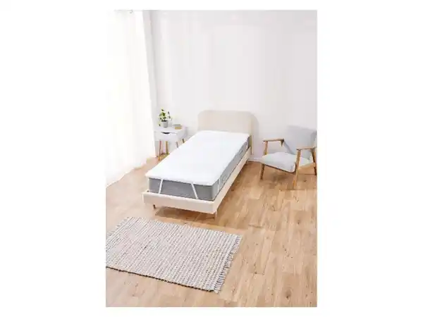 Bild 2 von LIVARNO home Matratzentopper, aus hochwertigem Jersey-Doppeltuch, 90 x 200 cm