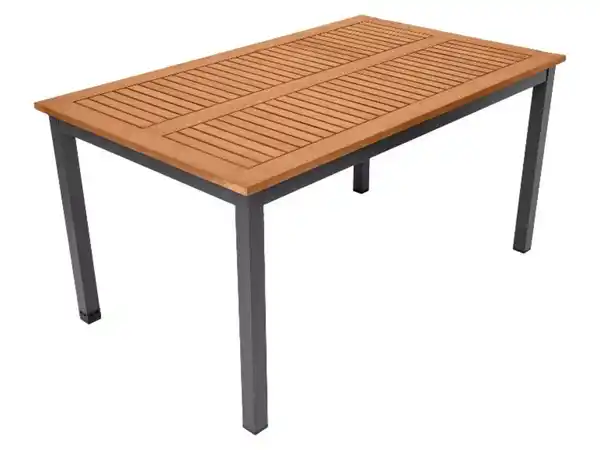 Bild 1 von LIVARNO home Gartentisch »Valencia«, mit verstellbaren Beinen, braun/schwarz