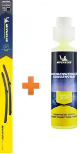 Michelin Scheibenwischer Multi Fit Set MF6545 + Scheibenreiniger-Konzentrat 250 ml Citrus