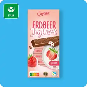 CHOCEUR Milchriegel, Verschiedene Sorten