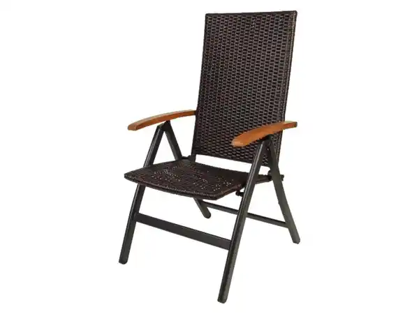 Bild 2 von LIVARNO home Geflecht Klappsessel »Valencia«, 2 Stück, braun