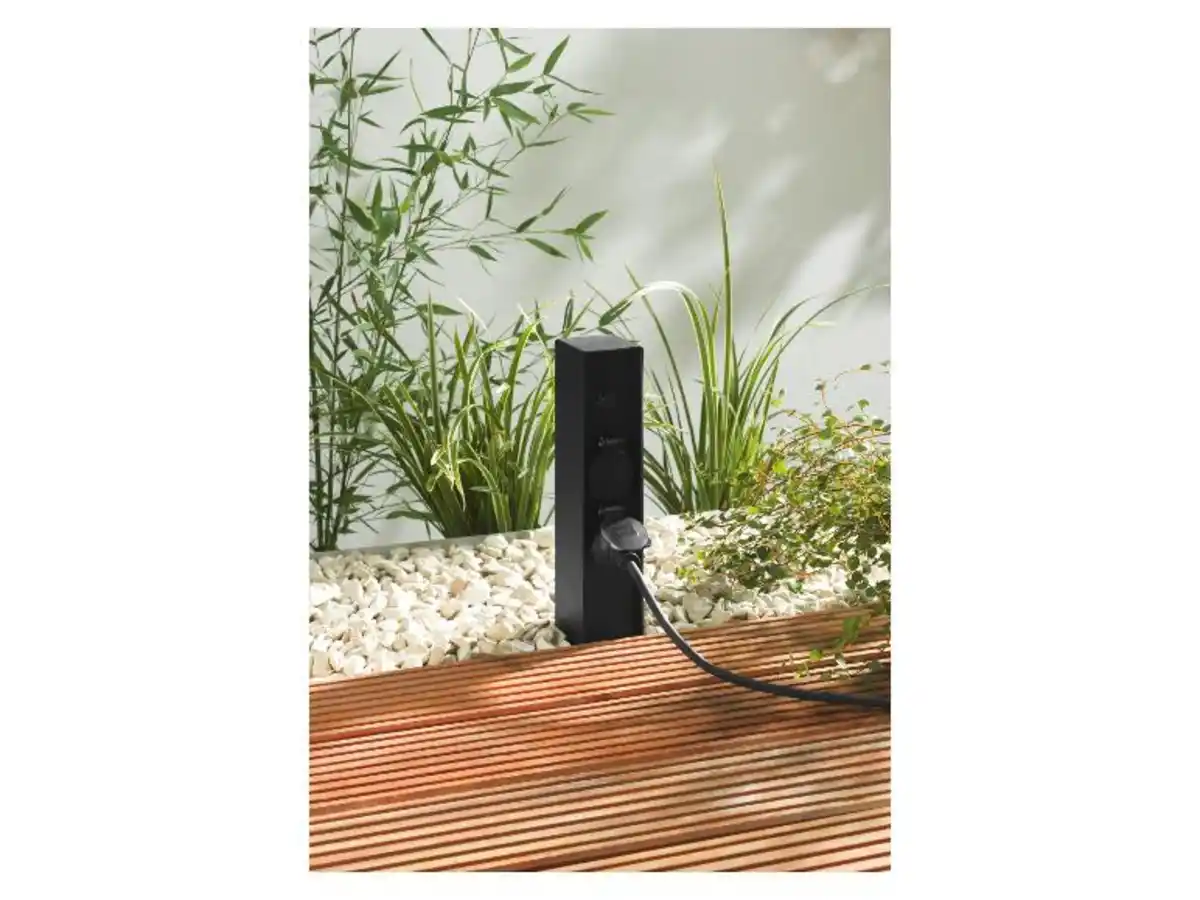 Bild 2 von LIVARNO home Outdoor Steckdosensäule,  2 Steckdosen