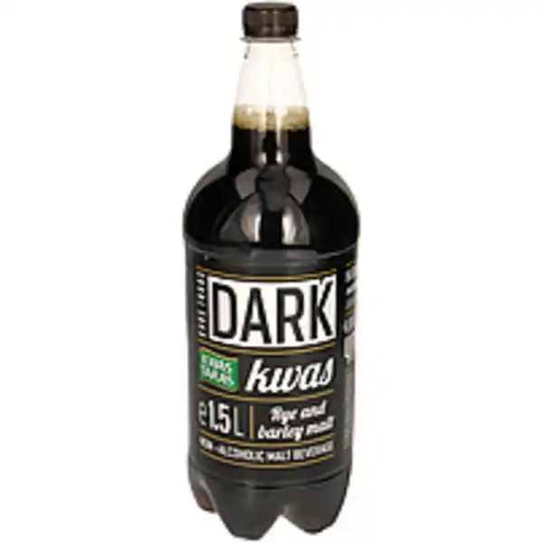 Bild 1 von Gärgetränk "Kwas Taras Black" auf Roggen- Gersten-Malzextrak...