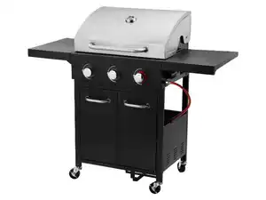 GRILLMEISTER Gasgrill »Memphis«, 3 Brenner, 11,5 kW
