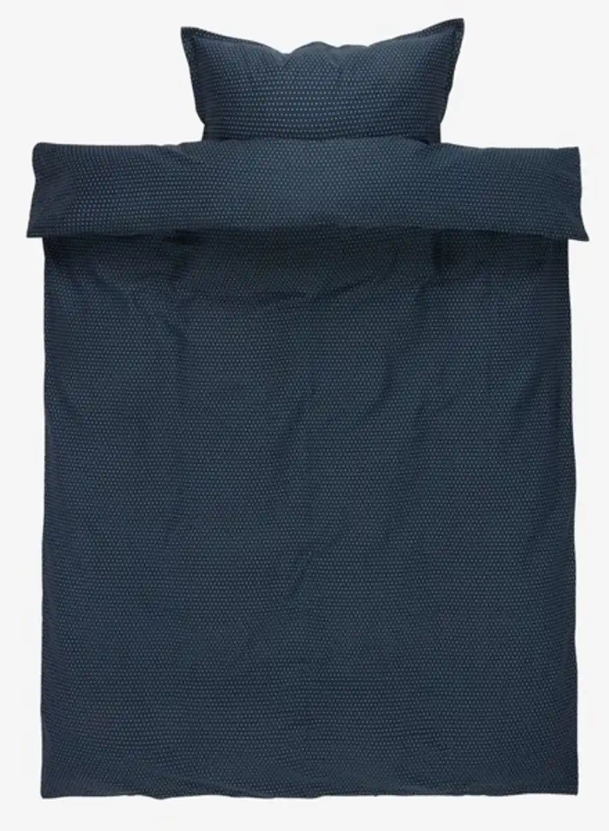 Bild 1 von Satin-Bettwäsche NIRA 135x200 dunkelblau