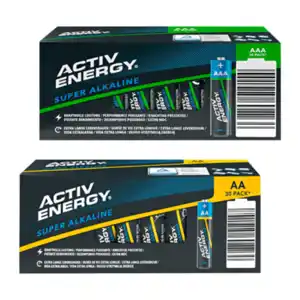ACTIV ENERGY 30er-Alkaline-Batterien