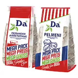 Teigtaschen mit Schweinefleischfüllung, tiefgefroren