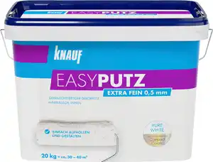 Knauf EasyPutz Streichputz 20 kg 0,5 mm extra fein schneeweiß
