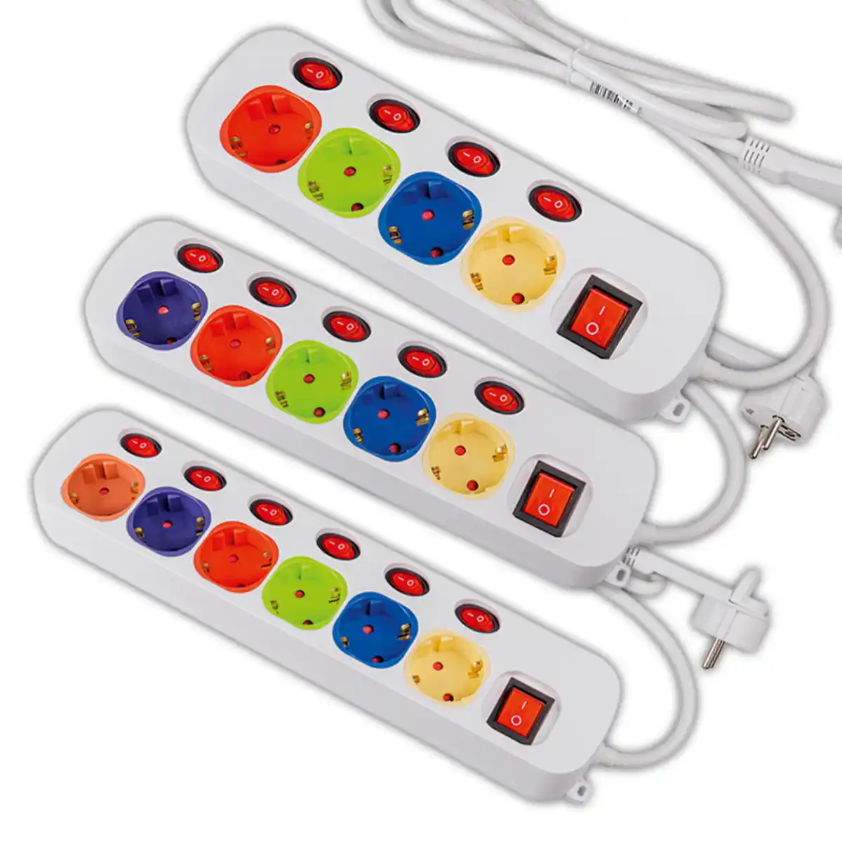 Bild 1 von Powertec Electric Farbige Steckdosen