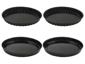 SILVERCREST® Quiche- und Obstkuchenformen / Pizza-Backbleche, mit Antihaftbeschichtung