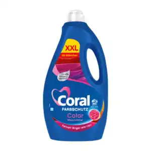 CORAL Flüssigwaschmittel XXL 3L