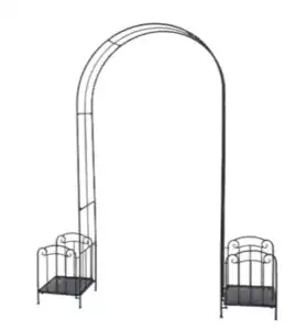 Rosenbogen mit 2 Pflanzenständern B198xT40xH234cm