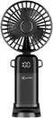 Bild 1 von Handventilator (1.200mAh) mit Smartphone Halterung schwarz