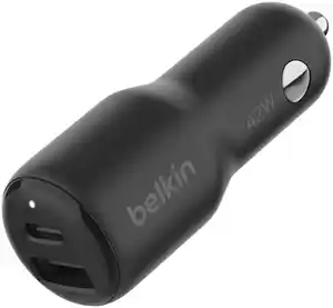 BoostCharge Kfz USB/-C Charger (42W) schwarz