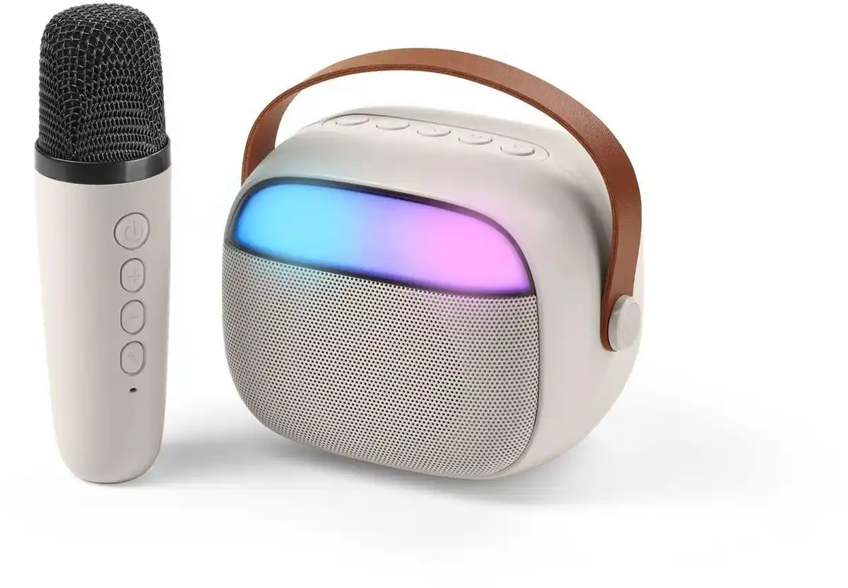 Bild 1 von Mini Karaoke-Anlage weiss