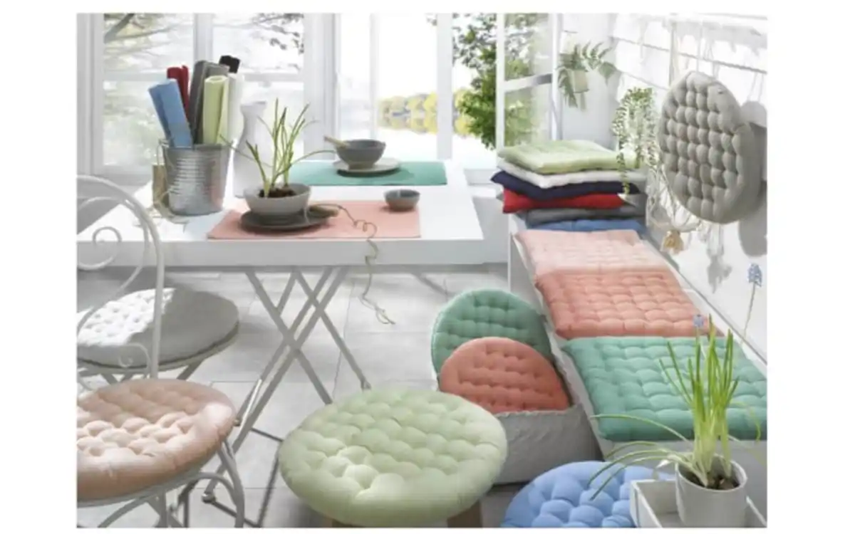 Bild 3 von Sitzkissen Bobby, hellgrün, 40 x 40 cm