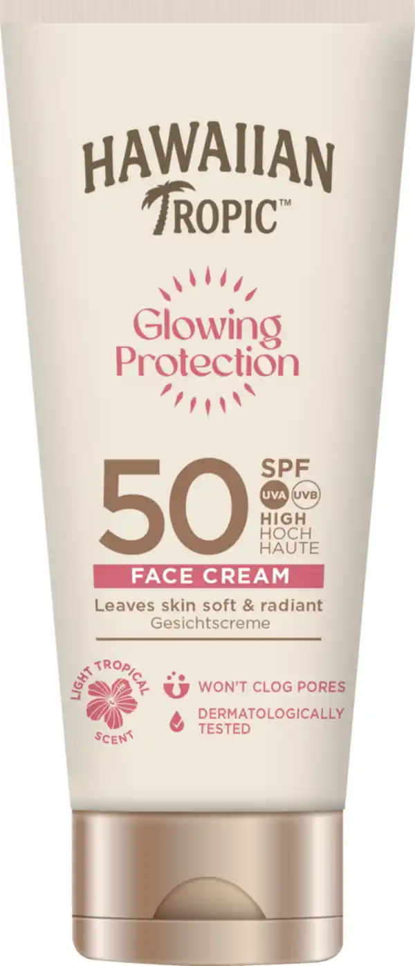 Bild 3 von Hawaiian Tropic Glowing Protection Face Cream LSF50, 50 ml