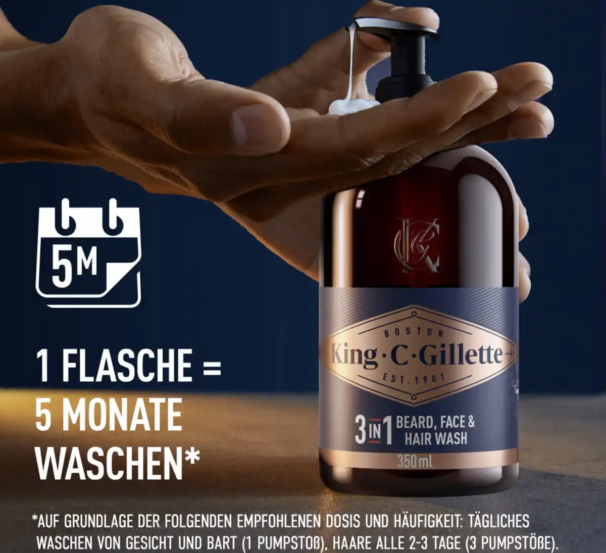 Bild 4 von King C. Gillette Bartpflege Bartshampoo, 350 ml