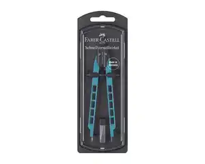 Faber-Castell Schnellverstellzirkel türkis inkl. Ersatzminen