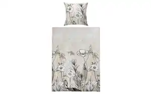 Bettwäsche Elena Satin, beige, 135 x 200 cm